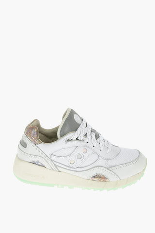 Iridescent Details and Phosphorescent Sole SHADOW 6000 Low-Top Sneakers
