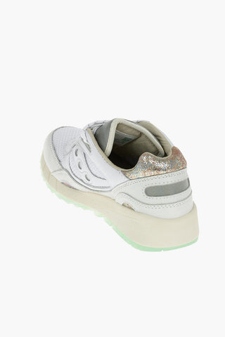 Iridescent Details and Phosphorescent Sole SHADOW 6000 Low-Top Sneakers