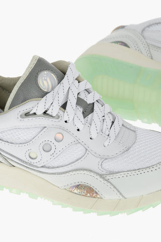 Iridescent Details and Phosphorescent Sole SHADOW 6000 Low-Top Sneakers