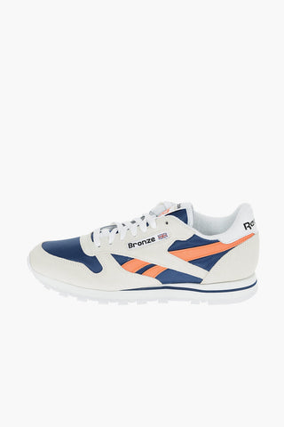 BRONZE Fabric and Leather Sneakers