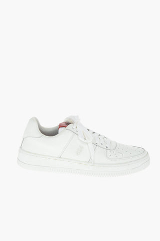 Sneakers in Pelle a Tinta Unita