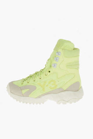 ADIDAS Contrasting Details Fluo NOTOMA High-Top Sneakers with Track Sole