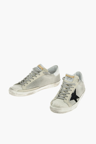 Basket Wave Fabric Vintage Effect SUPER-STAR Low-Top Sneakers