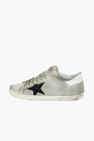 Basket Wave Fabric Vintage Effect SUPER-STAR Low-Top Sneakers