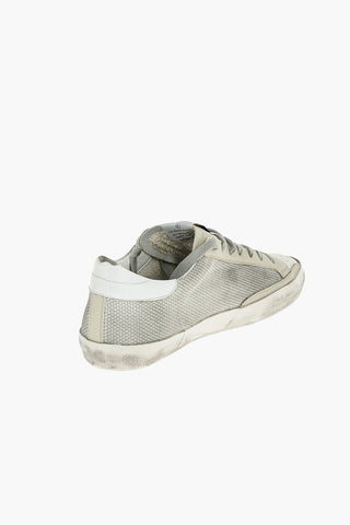 Basket Wave Fabric Vintage Effect SUPER-STAR Low-Top Sneakers