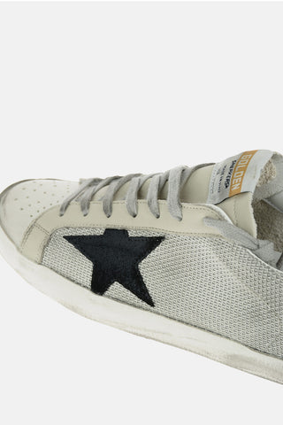 Basket Wave Fabric Vintage Effect SUPER-STAR Low-Top Sneakers