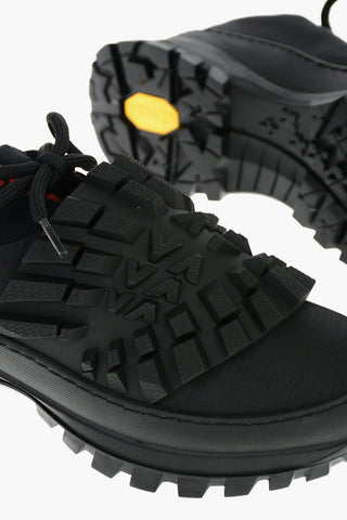 Rubber Application Fabric Sneakers