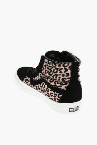 Animal Patterned Ponyskin SK8-HI Sneakers