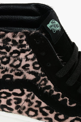 Animal Patterned Ponyskin SK8-HI Sneakers