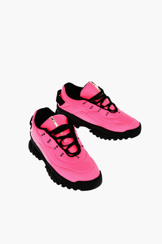 Contrasting Details Faux Leather MAYLA TYLA Sneakers