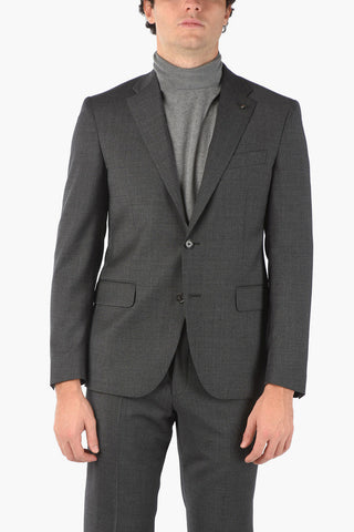 CC COLLECTION Notch Lapel RIGHT Micro Houndstooth Suit