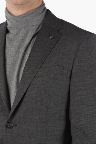CC COLLECTION Notch Lapel RIGHT Micro Houndstooth Suit