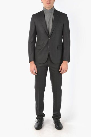 CC COLLECTION Windowpane Check RIGHT Virgin Wool Suit