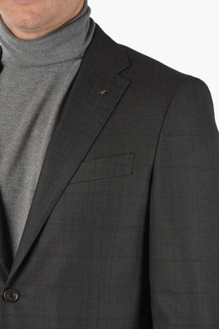 CC COLLECTION Windowpane Check RIGHT Virgin Wool Suit