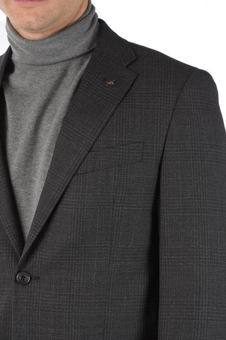 CC COLLECTION Abito 2 Bottoni RIGHT con Motivo District Check