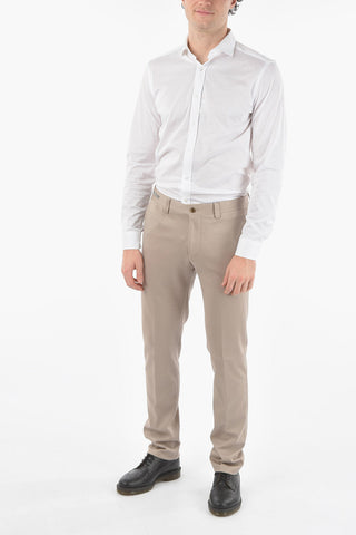 4 Pockets Jacquard Cotton Blend LIGHT Pants