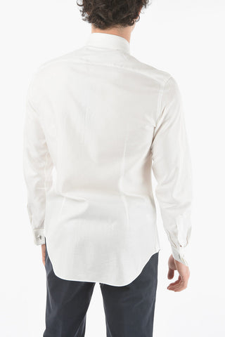 CC COLLECTION Camicia a Pois con Colletto per Papillon