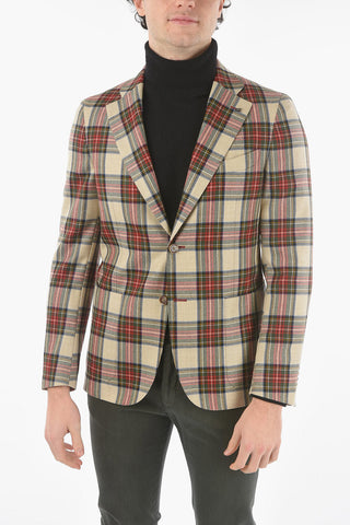 CC COLLECTION Blazer Semifoderato REWARD con Motivo Plaid Check
