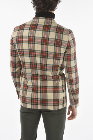 CC COLLECTION Blazer Semifoderato REWARD con Motivo Plaid Check
