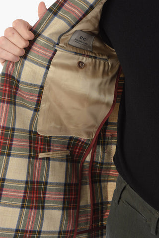 CC COLLECTION Blazer Semifoderato REWARD con Motivo Plaid Check