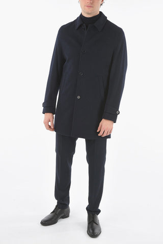 CC COLLECTION O. COAT Houndstooth Wool Blend Quilted Coat