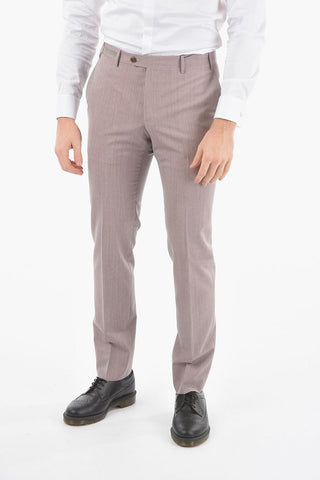 4 Pocket Virgin Wool Regular Fit Pants