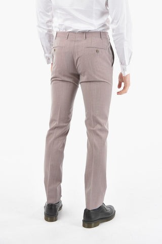 4 Pocket Virgin Wool Regular Fit Pants