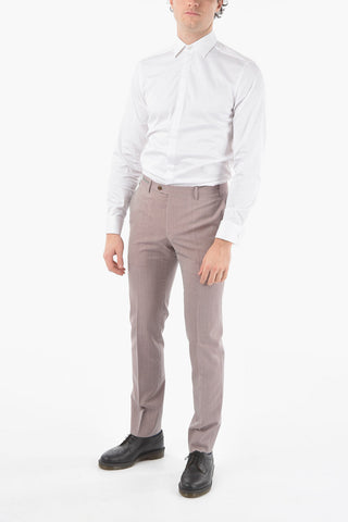 4 Pocket Virgin Wool Regular Fit Pants