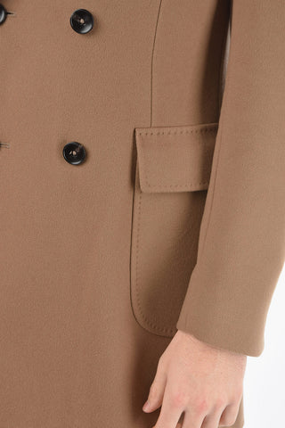 CC COLLECTION Wool Blend Double Breasted Coat