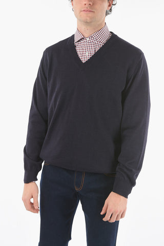 V-Neck Wool Sweater