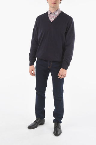 V-Neck Wool Sweater