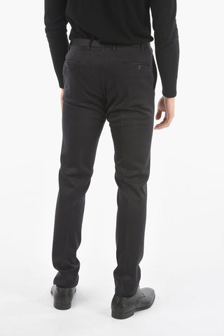 CC COLLECTION 4 Pocket Houndstooth Motif Pants