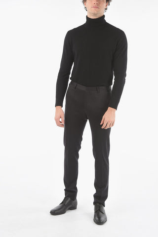 CC COLLECTION 4 Pocket Houndstooth Motif Pants