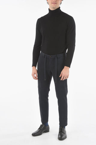 CC COLLECTION Pantaloni in Jersey Garzato con Coulisse