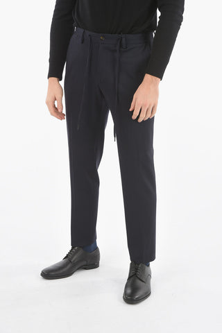 CC COLLECTION Pantaloni in Jersey Garzato con Coulisse