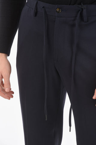CC COLLECTION Pantaloni in Jersey Garzato con Coulisse