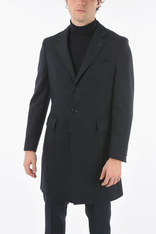 CC COLLECTION Half-lined Wool Blend Coat