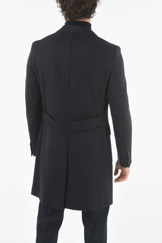 CC COLLECTION Half-lined Wool Blend Coat