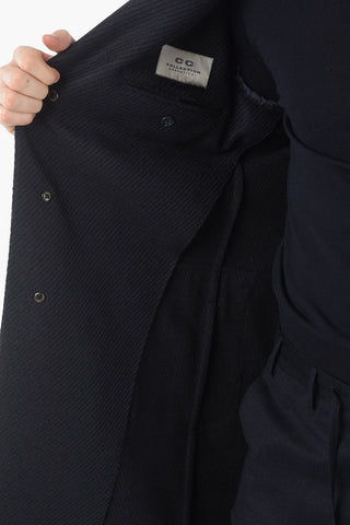 CC COLLECTION Half-lined Wool Blend Coat