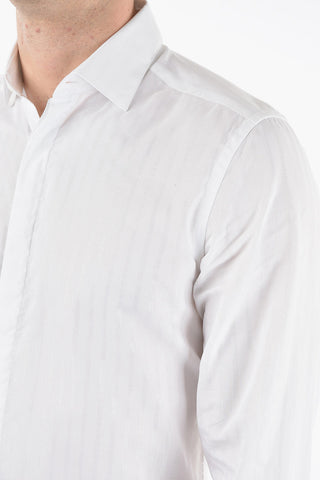 CC COLLECTION Lurex Details Shirt with Cufflinks
