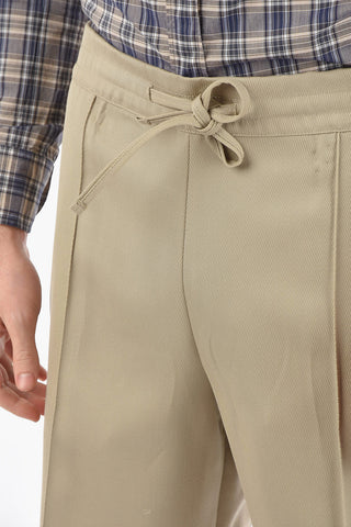 ID Drawstring Twill Cotton Blend Shorts