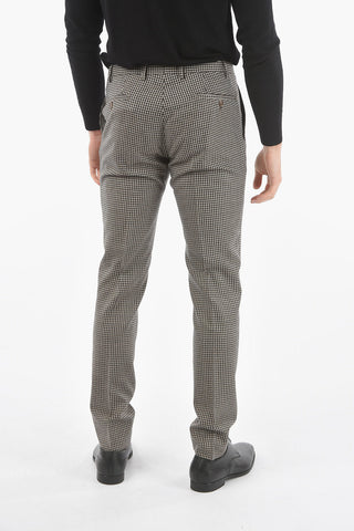 CC COLLECTION Microcheckered RESET 2-piece Suit with Beetle Brooch