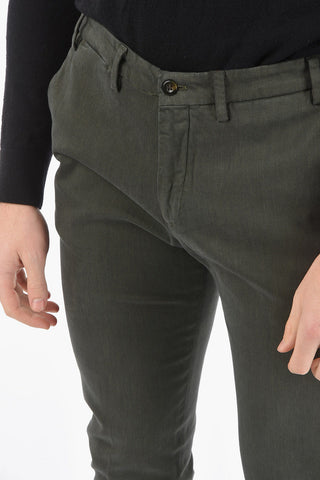 CC COLLECTION Stretch Cotton Chino Pants with Belt Loops