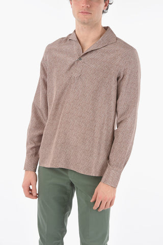 Silk 1-Button Shirt