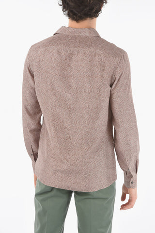 Silk 1-Button Shirt