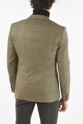 CC COLLECTION District Check RESET Virgin Wool Blazer