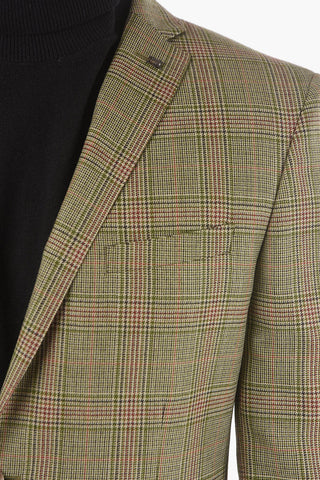 CC COLLECTION District Check RESET Virgin Wool Blazer