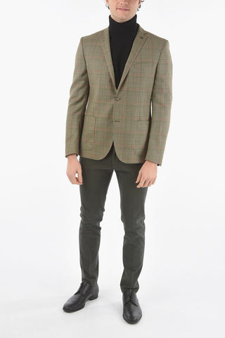 CC COLLECTION District Check RESET Virgin Wool Blazer