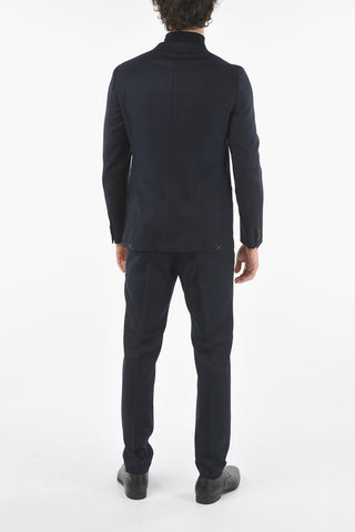 CC COLLECTION Virgin Wool REWARD Unlined Suit with Beetle Brooch