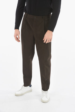 CC COLLECTION Drawstring RESET Velour Pants